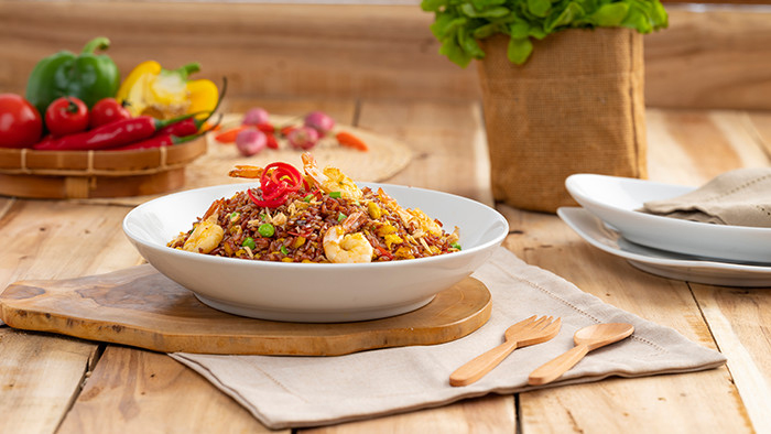 Nasi Merah Goreng Spesial 