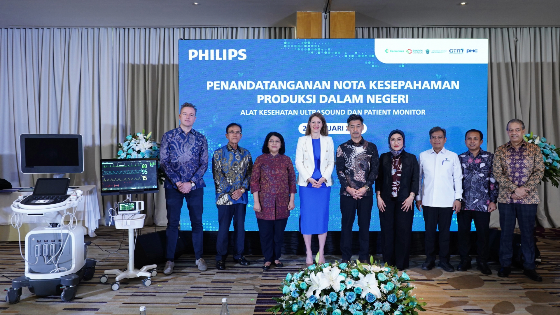 Gandeng Mitra Lokal, Philips Dukung Kemandirian Alkes Melalui Produksi Lokal Alat Ultrasound dan Patient Monitor